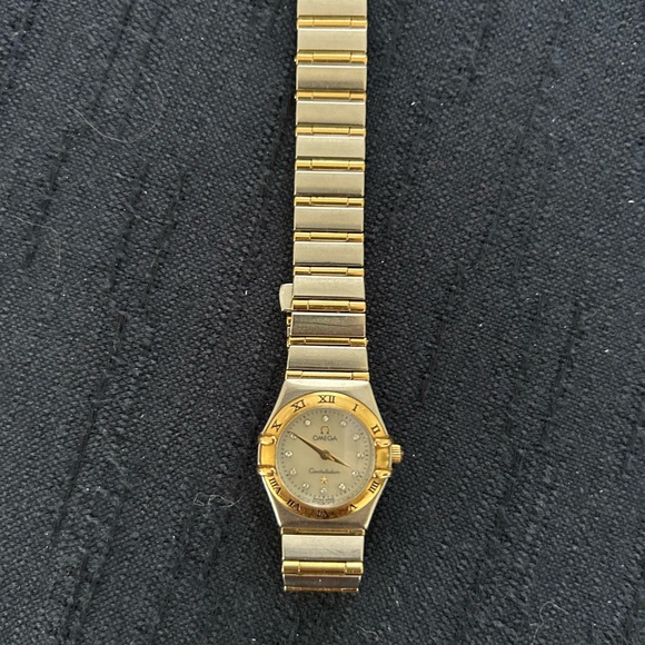 Gold and Silver Omega Constellation Watch - Picture 4 of 5